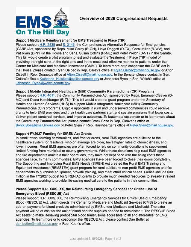 EMSHD 2026 Congressional Requests-1