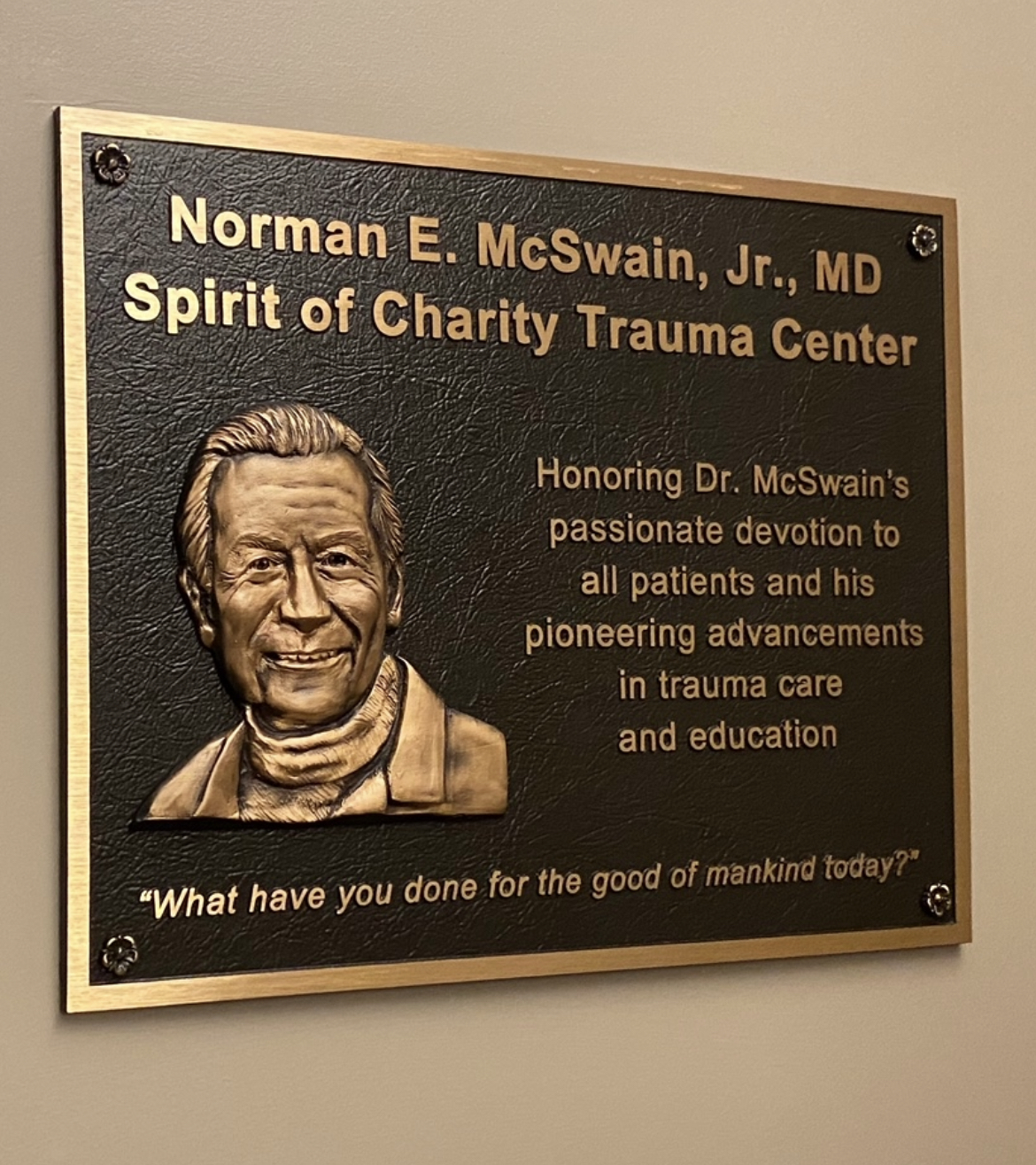 LL 210428 Norm McSwain Plaque